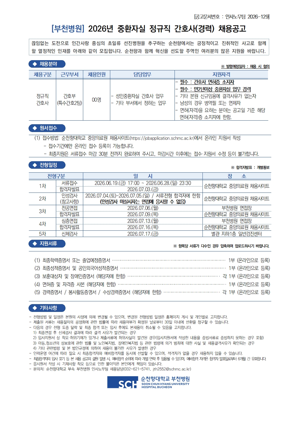 중환자실 정규직 간호사 채용공고.jpg